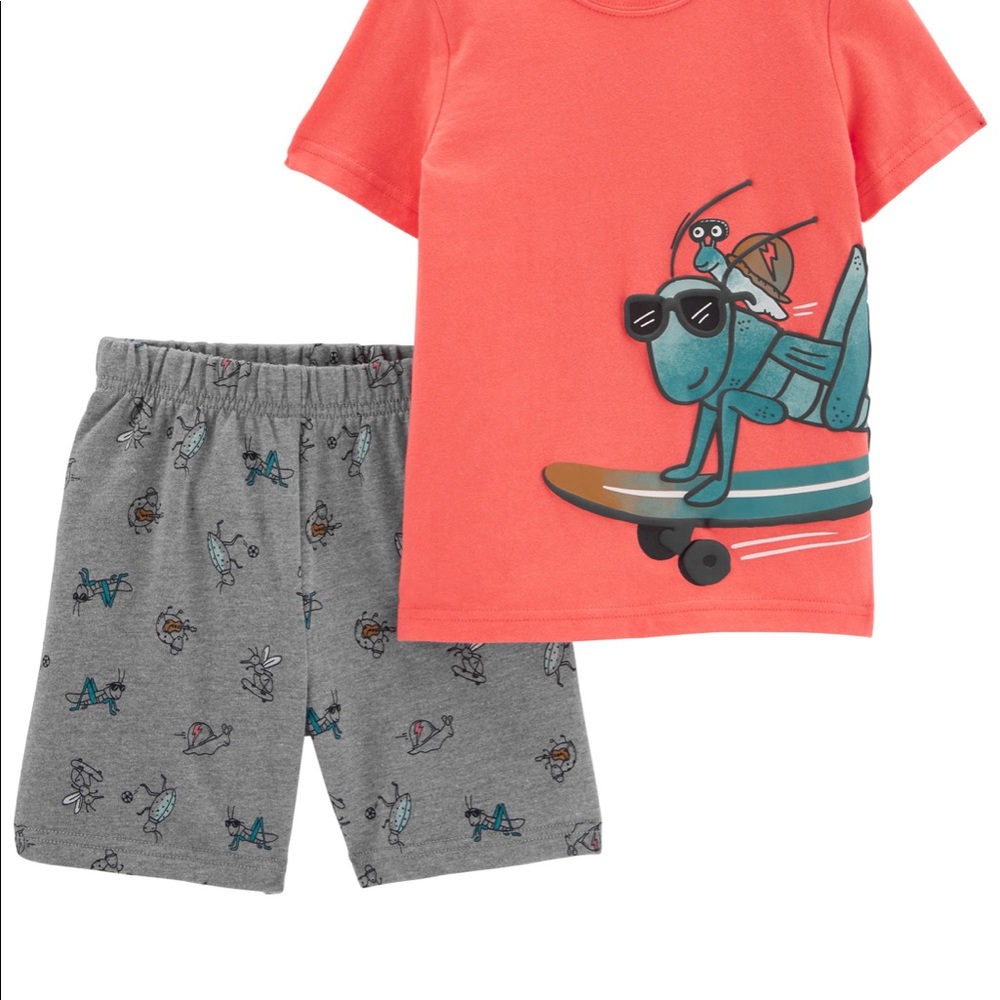 Tee and short set